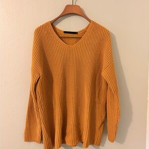 Jenni Kayne Mustard Knit Top
